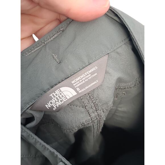 The North Face Paramount Convertible Pants Women's Gray Green Size 8 - Picture 4 of 5